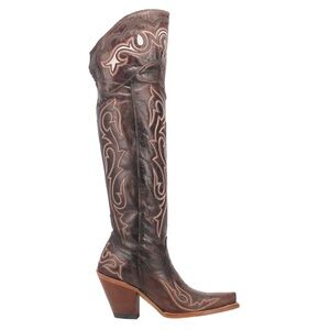 Dan Post Women's Kommotion leather over-the-knee western boot